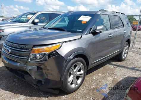 2012 Ford Explorer Limited z USA, uszkodzony, nr VIN 1FMHK8F86CGA78220